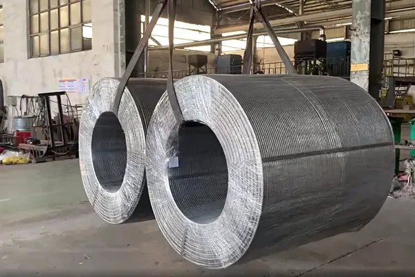 cored wire for steel