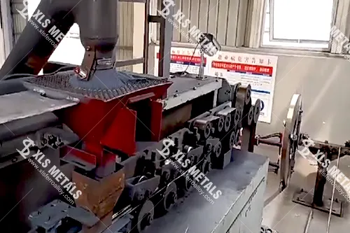 production process of alloy cored wire